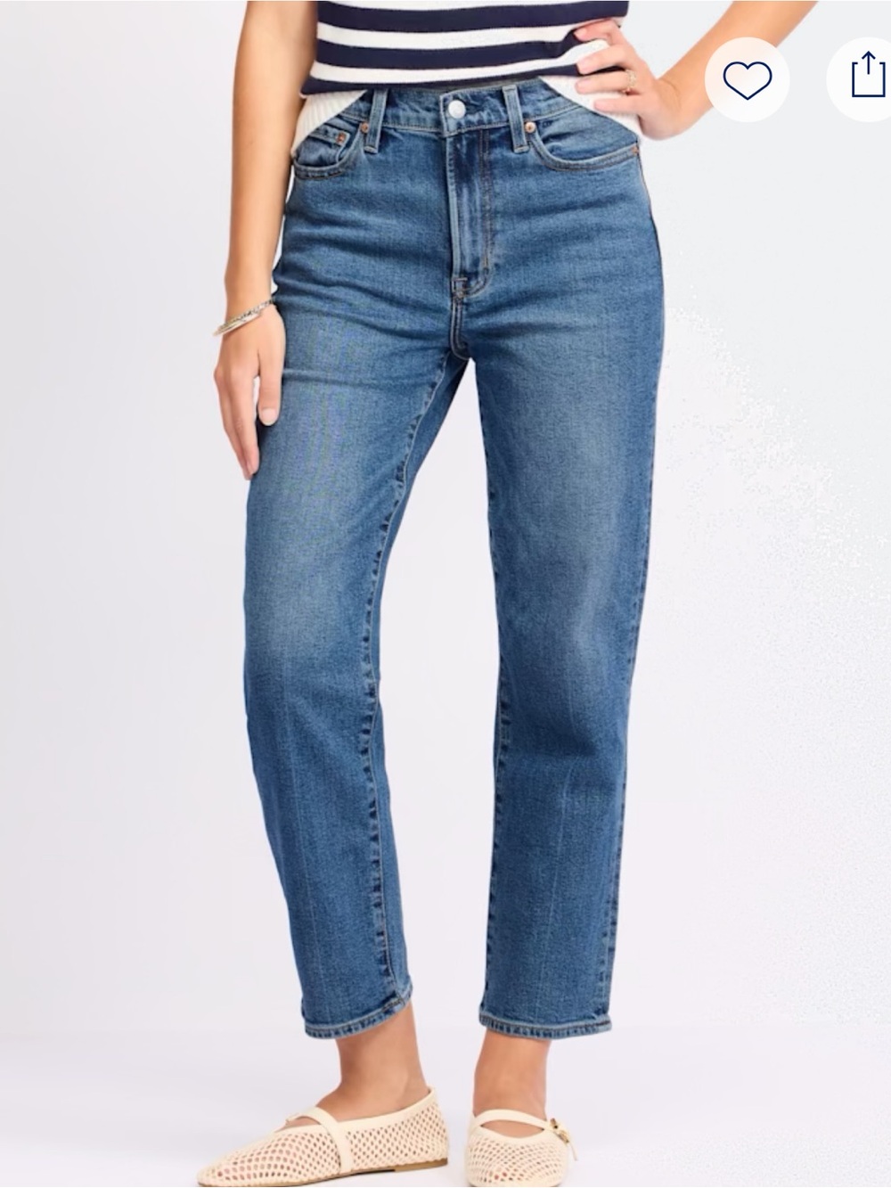 Pistola Charlie Rigid High Rise Ankle Straight Jean